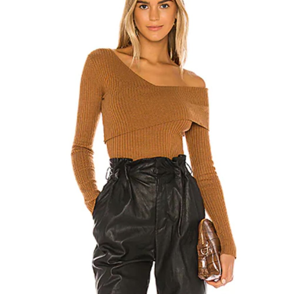 LOVERS + FRIENDS Booker Sweater in Camel